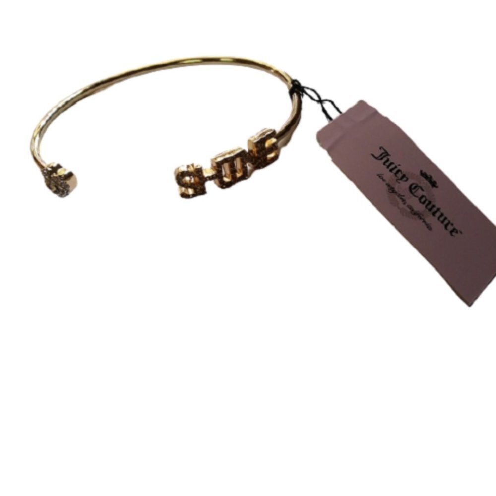 Juicy Couture "Shine" Cuff Bracelet, Goldtone